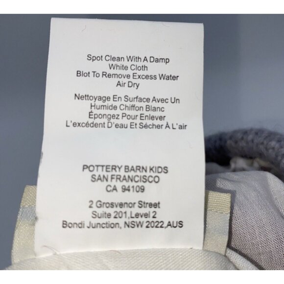 Pottery Barn Kids Train Natural Fair Isle Wool Stocking Monogramming Error 27 in - Picture 13 of 15